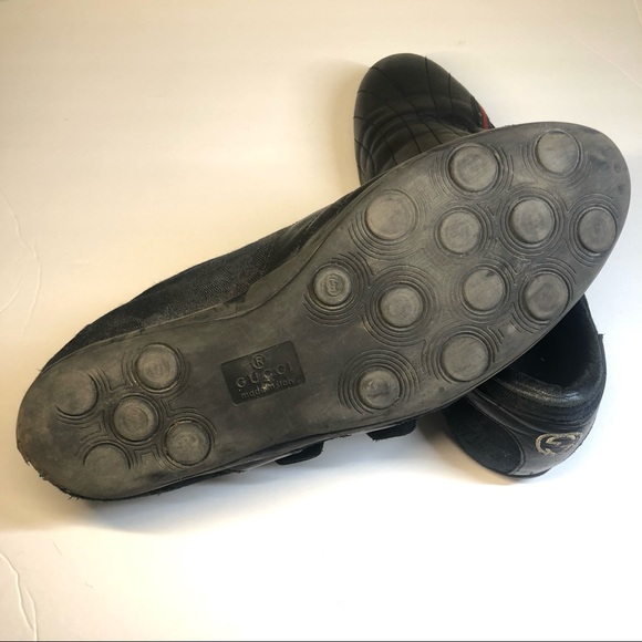 Gucci Leather Sneakers with Velcro - Picture 9 of 10